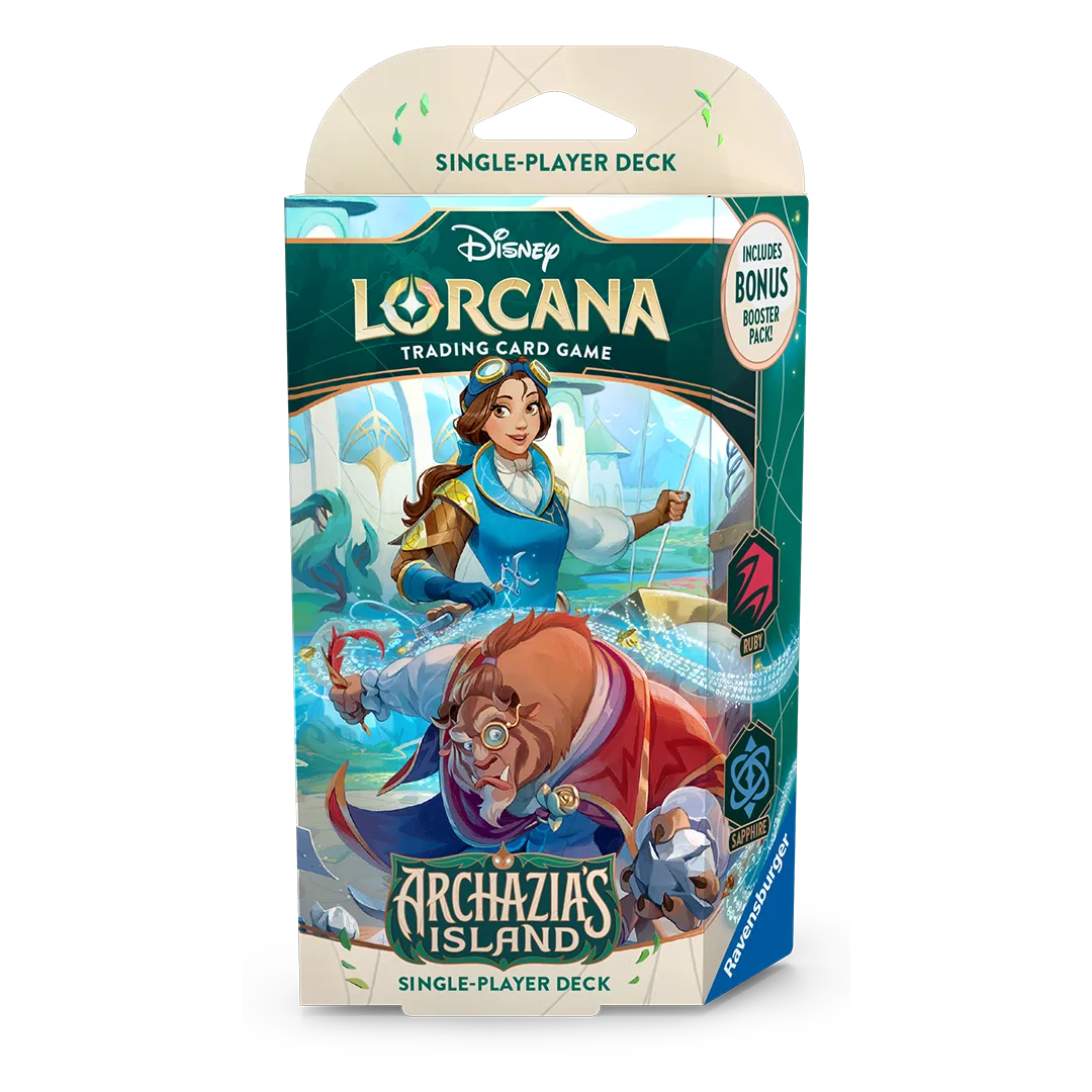 Disney: Lorcana: Archazia's Island Starter Deck - Ruby & Sapphire Disney: Lorcana: Archazia's Island Starter Deck - Ruby & Sapphire