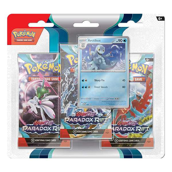 Pokémon: Scarlet & Violet 4 - Paradox Rift - 3-Pack - Blister Arctibax