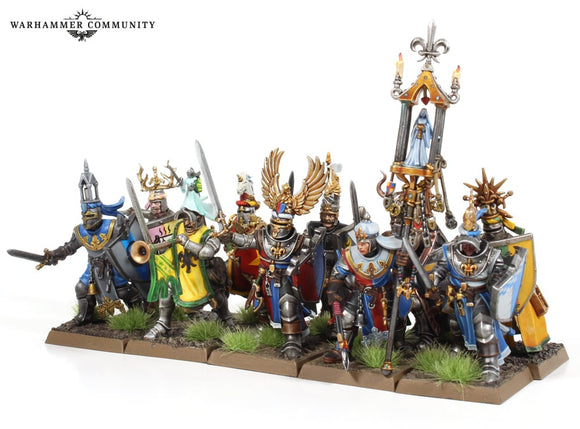 Warhammer: Kingdom/ Bretonnian - Knights of the Realm on Foot