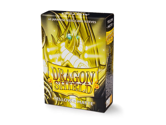 Dragon Shield: 60 Japanese Size Matte - Yellow