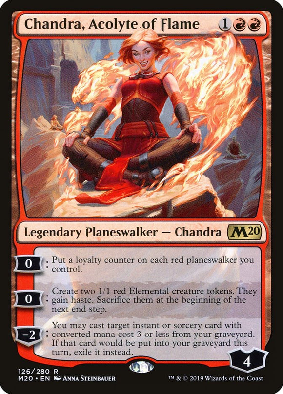 Chandra, Acolyte of Flame - M20 Foil