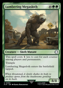 Lumbering Megasloth - PIP Foil