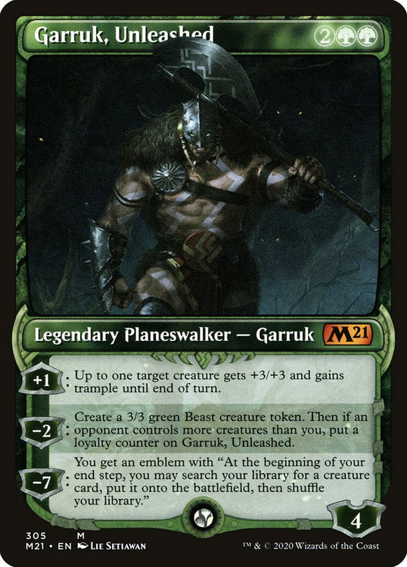 Garruk, Unleashed - XM21 (Showcase Frame)