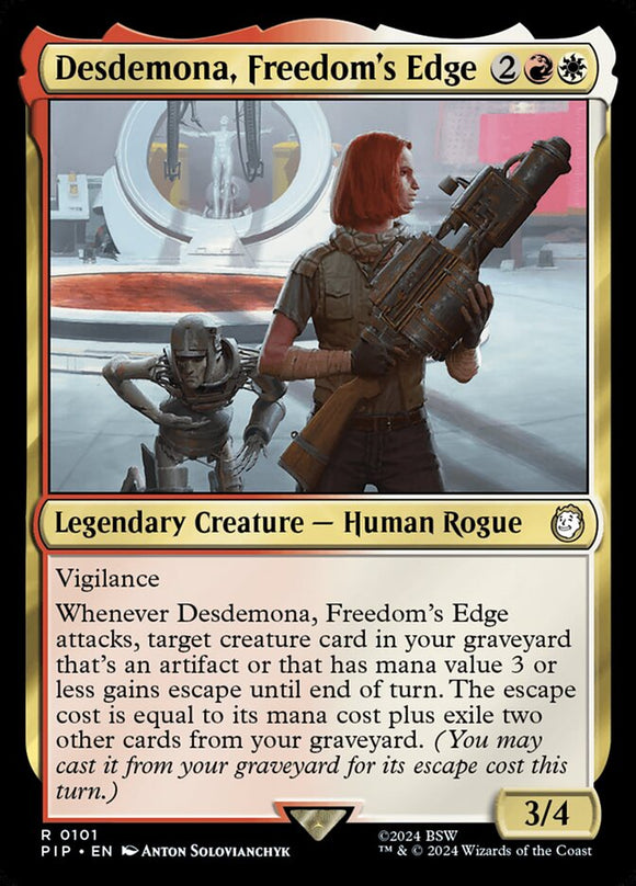 Desdemona, Freedom's Edge - PIP Foil