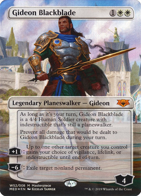 Gideon Blackblade - MWAR (Extended Art) Foil