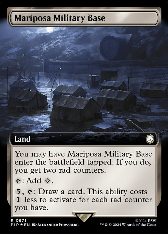 Mariposa Military Base - XPIP V.3 (Extended Art) (Surge) Foil