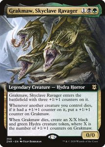 Grakmaw, Skyclave Ravager - XZNR (Extended Art) Foil