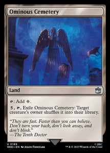 Ominous Cemetery - WHO Foil