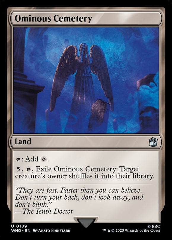 Ominous Cemetery - WHO Foil