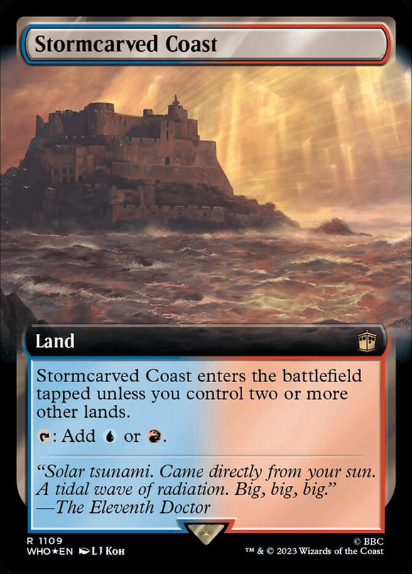 Stormcarved Coast - XWHO V.3 (Extended Art) (Surge) Foil