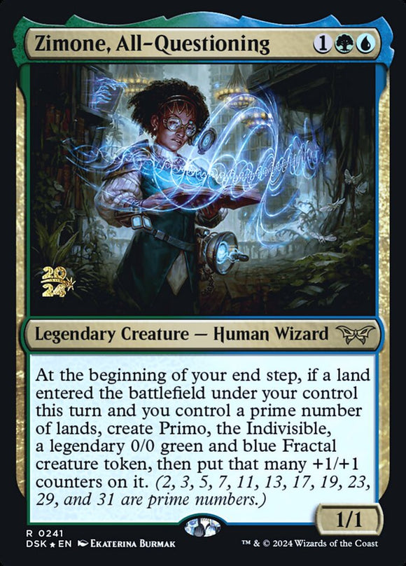 Zimone, All-Questioning - PDSK (Prerelease) Foil