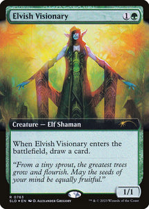 Elvish Visionary - SLD (Extended Art) Foil