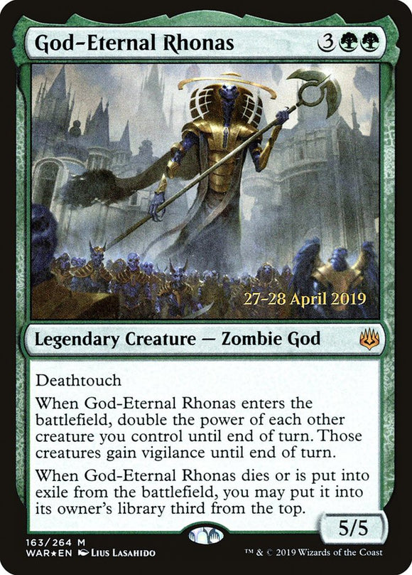 God-Eternal Rhonas - XWAR (Prerelease) Foil