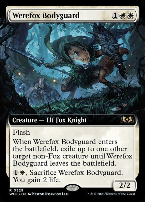 Werefox Bodyguard - XWOE (Extended Art) Foil