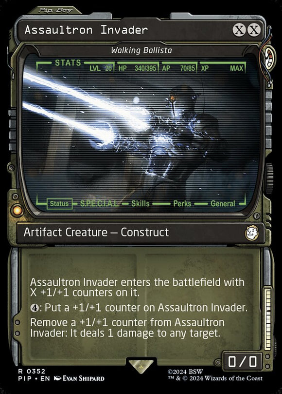 Walking Ballista (Assaultron Invader) - XPIP V.1 (Showcase Frame) Foil