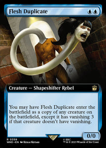 Flesh Duplicate - XWHO V.1 (Extended Art) Foil