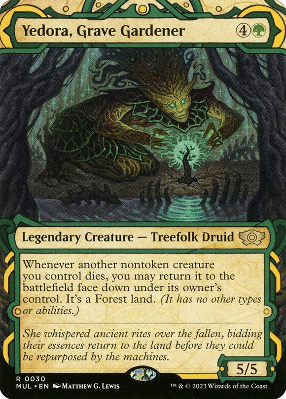 Yedora, Grave Gardener - MUL V.1 (Extended Art) Foil