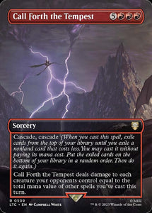 Call Forth the Tempest - LTRH  V.1 (Extended Art) Foil