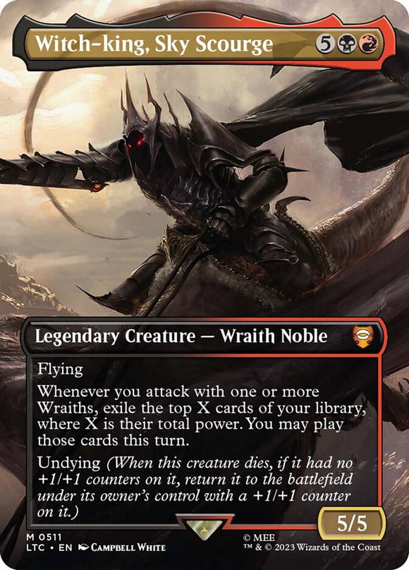 Witch-king, Sky Scourge - LTRH (Extended Art) Foil