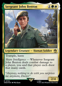 Sergeant John Benton - XWHO Surge Foil