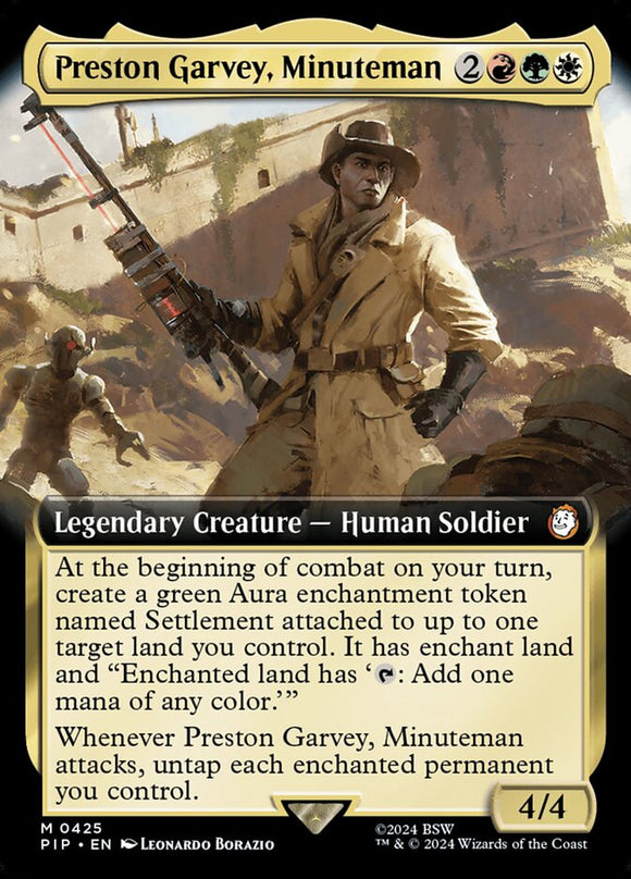 Preston Garvey, Minuteman - XPIP V.1 (Extended Art) Foil