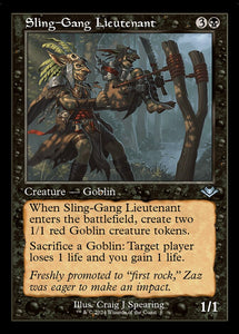 Sling-Gang Lieutenant - RMH3 Foil