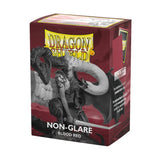 Dragon Shield: 100 Standard Size Matte Non-Glare - Blood Red