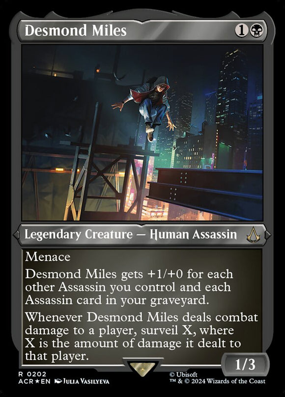 Desmond Miles  - XACR V.2 Etched Foil