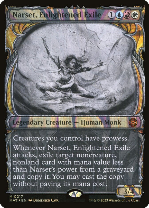 Narset, Enlightened Exile - XMAT V.4 (Halo) Foil