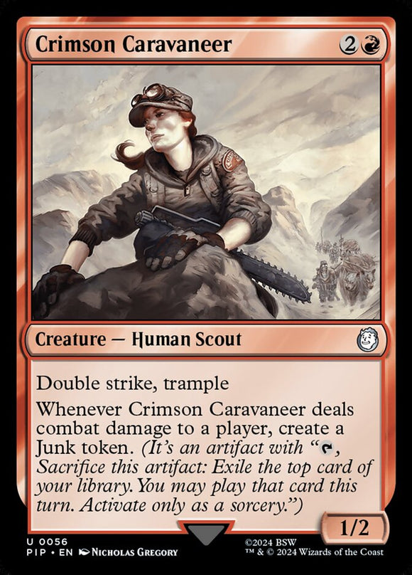 Crimson Caravaneer - PIP Foil