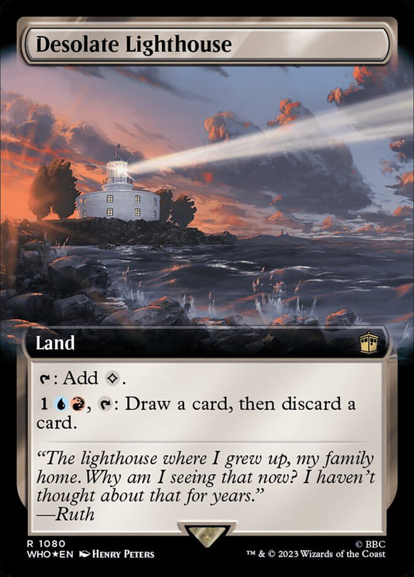 Desolate Lighthouse - XWHO V.2 (Extended Art) (Surge) Foil