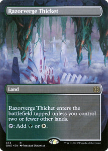 Razorverge Thicket - XONE (Extended Art) Foil