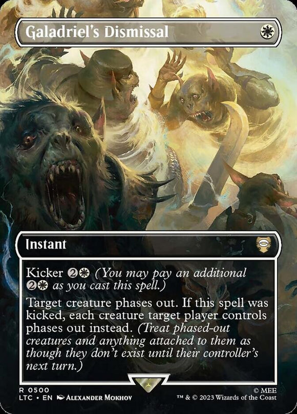 Galadriel's Dismissal - LTRH (Extended Art) Foil