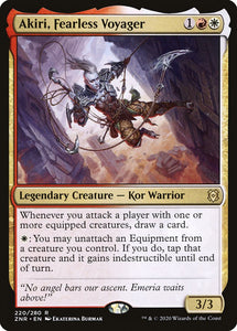 Akiri, Fearless Voyager - ZNR Foil