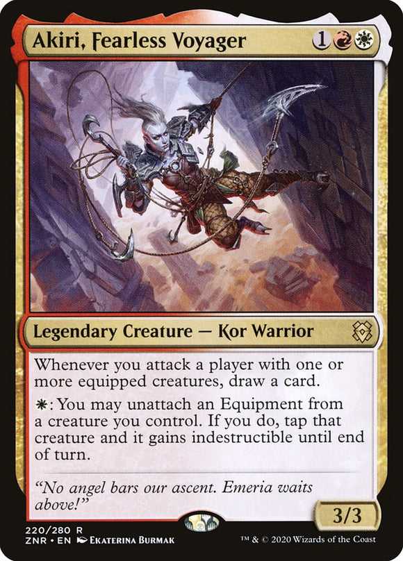 Akiri, Fearless Voyager - ZNR Foil