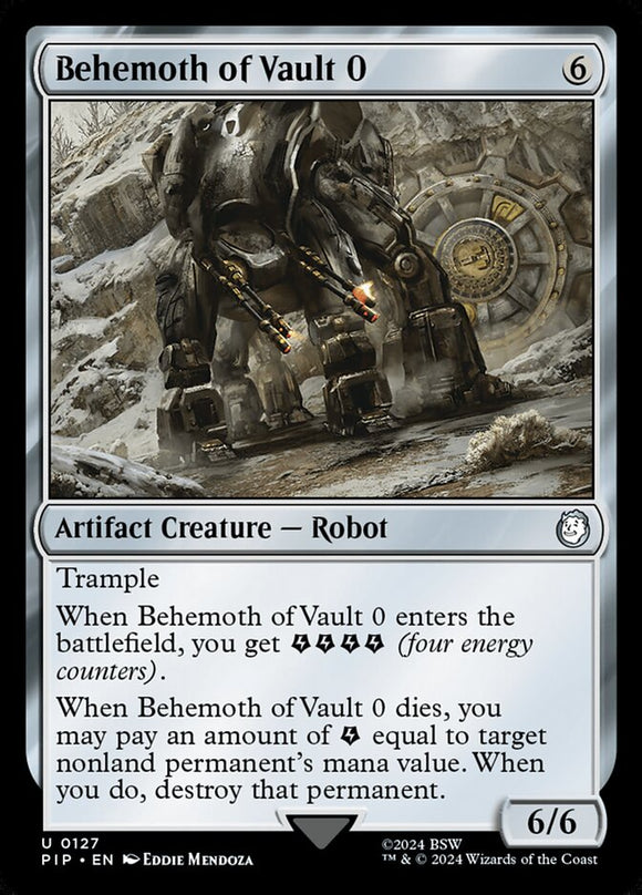 Behemoth of Vault 0 - PIP Foil