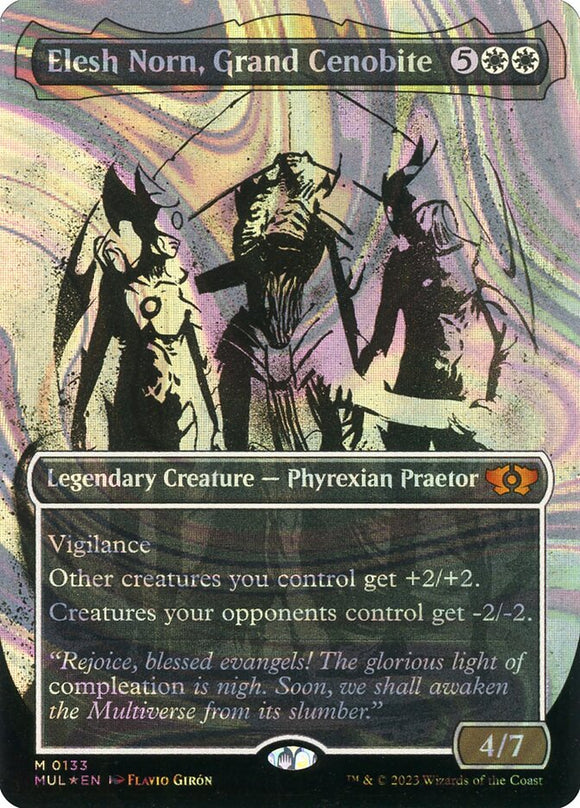 Elesh Norn, Grand Cenobite - MUL V.3 (Extended Art) (Halo) Foil