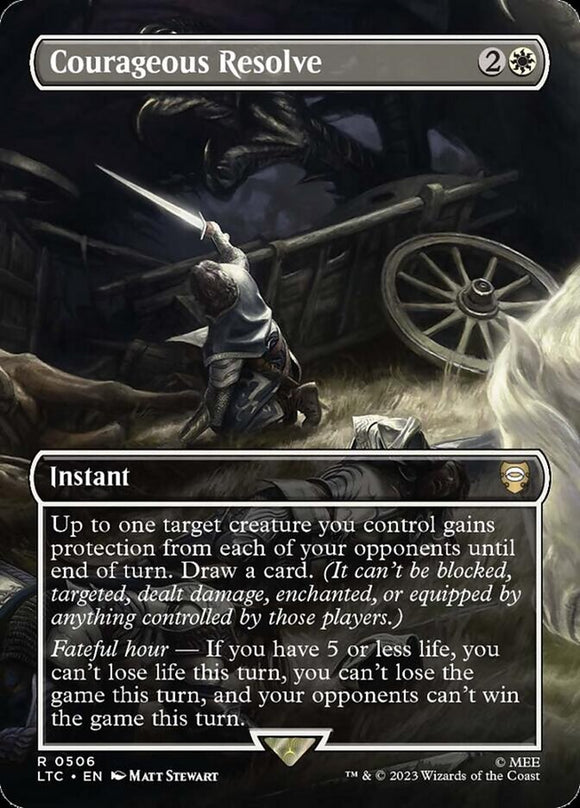 Courageous Resolve - LTRH V.1 (Extended Art) Foil