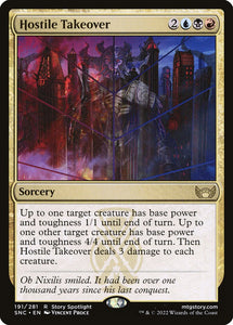 Hostile Takeover - SNC Foil