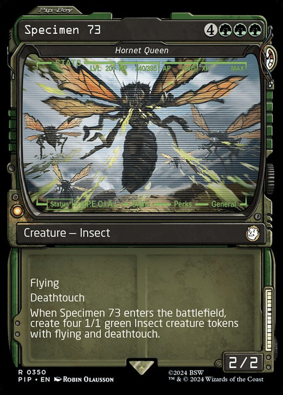 Hornet Queen (Specimen 73) - XPIP V.1 (Showcase Frame) Foil