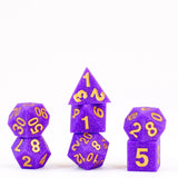 Fan Roll: Sharp Edge Silicone Rubber Dice Set - Regal Ricochet