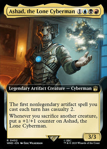 Ashad, the Lone Cyberman - XWHO (Extended Art) Foil