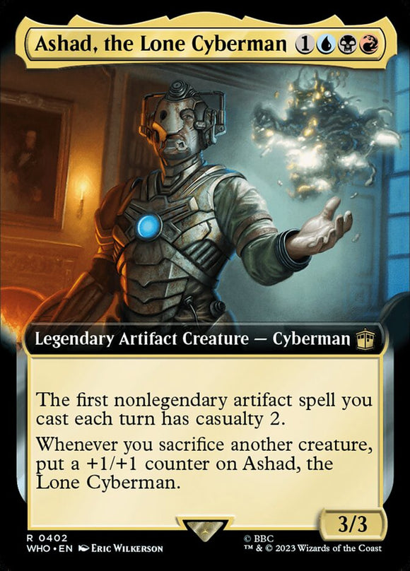 Ashad, the Lone Cyberman - XWHO (Extended Art) Foil