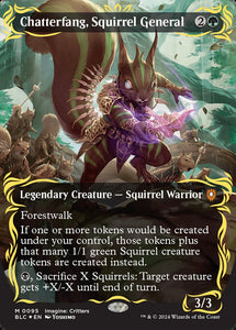 Chatterfang, Squirrel General - XBLC V.1 (Extended Art Raised) Foil