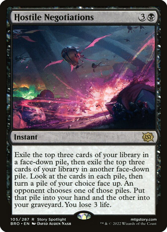 Hostile Negotiations - BRO Foil