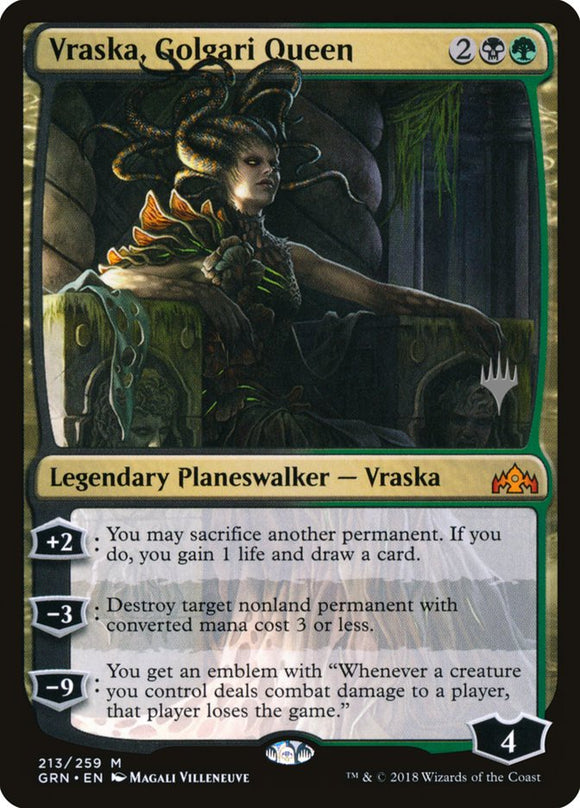 Vraska, Golgari Queen - PTHB Foil