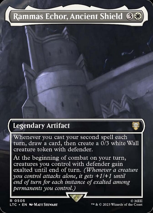 Rammas Echor, Ancient Shield - LTRH V.1 (Extended Art) Foil