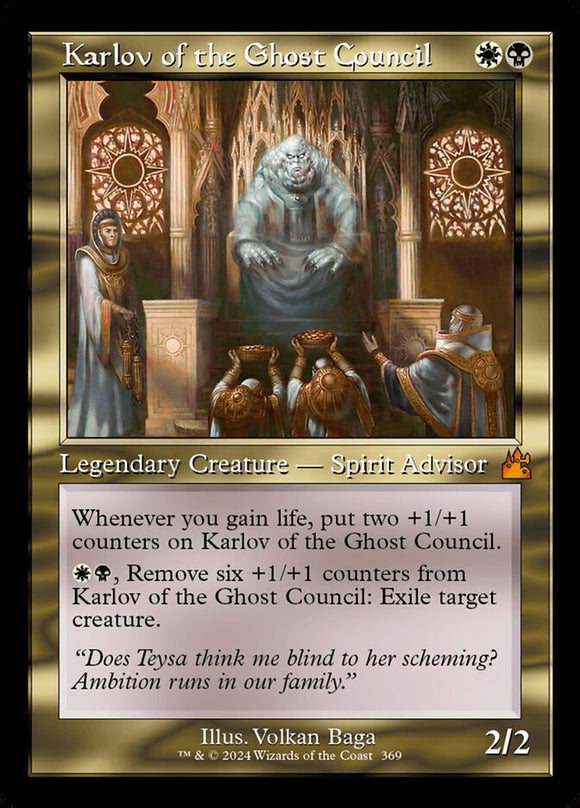 Karlov of the Ghost Council - XRVR V.1 Foil