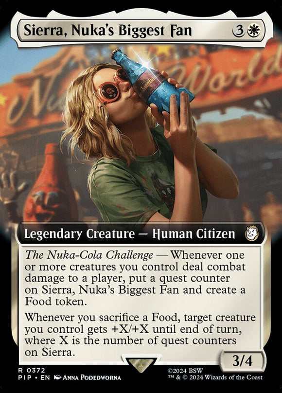 Sierra, Nuka's Biggest Fan - XPIP (Extended Art) Foil