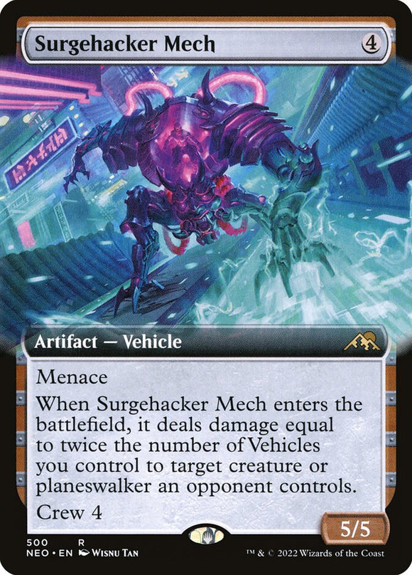 Surgehacker Mech - XNEO V.2 (Extended Art) Foil
